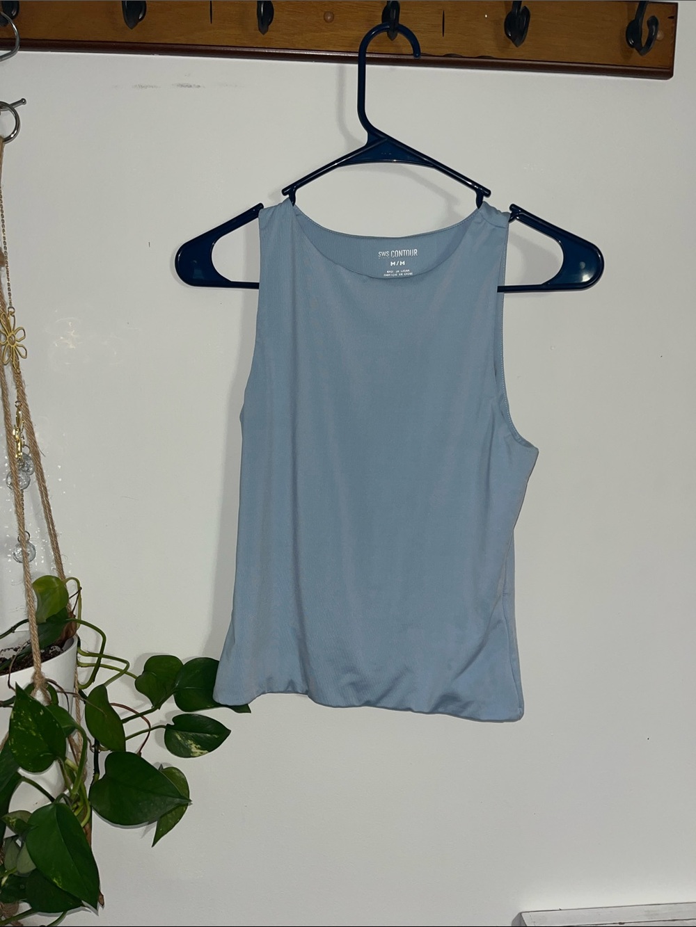SWS Contour Light Blue Sleeveless Tank Top